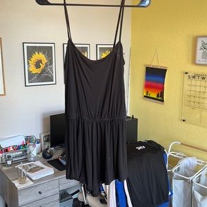 Size small, black romper